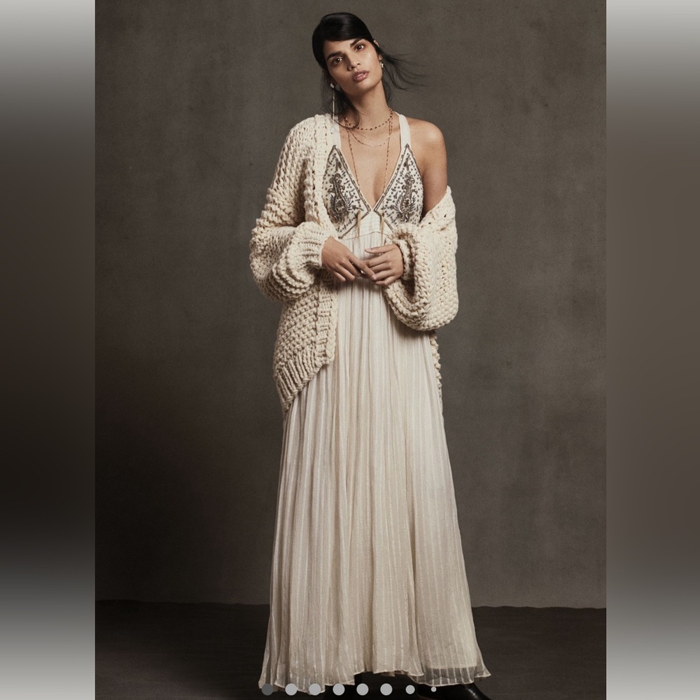 Anthropologie Zvezda Embellished Maxi Dress - Size Small - NWWT - discontinued
